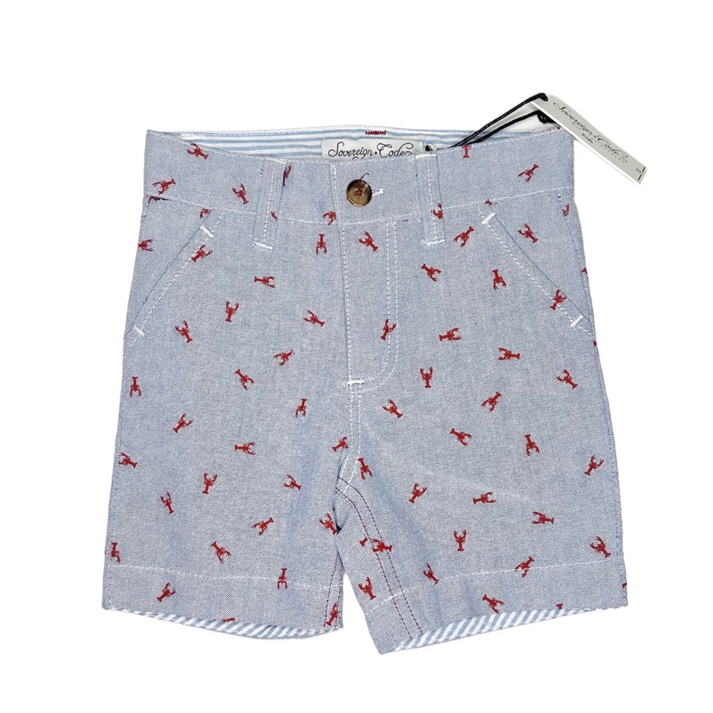 Sovereign Code Lobsters Print Shorts Size 2T NWT
